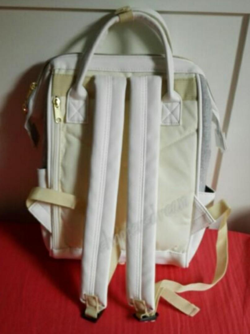 White Grey Authentic Anello x Mini Emporium Backpack Instock