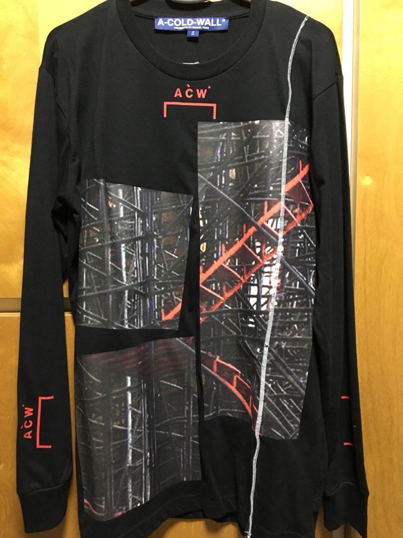 A Cold Wall Long Sleeve Scaffold Tee Men S Fashion Clothes Tops