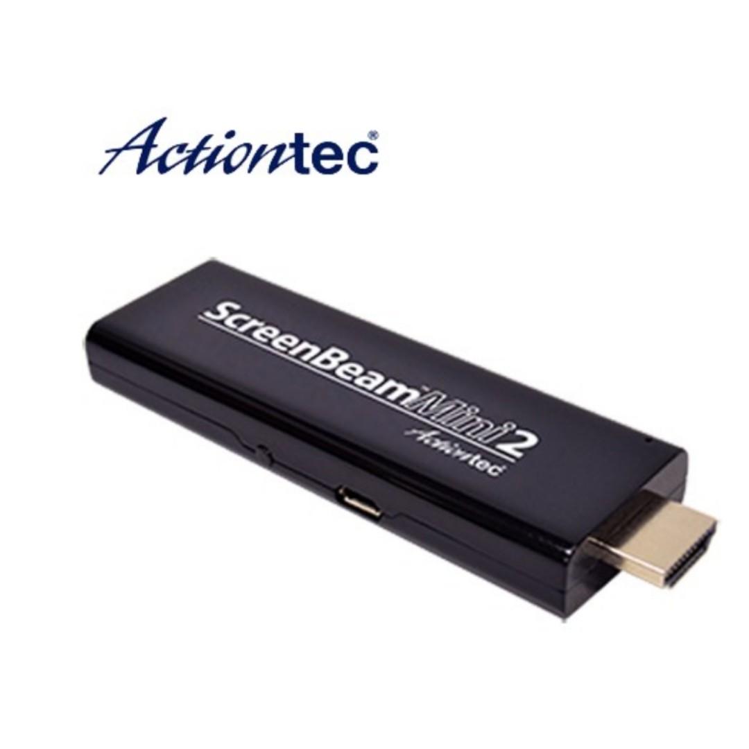 Actiontec ScreenBeam Mini 2 無線影音傳輸器(HDMI), 耳機及錄音音訊設備, Soundbar、揚聲器、藍牙喇叭 ...