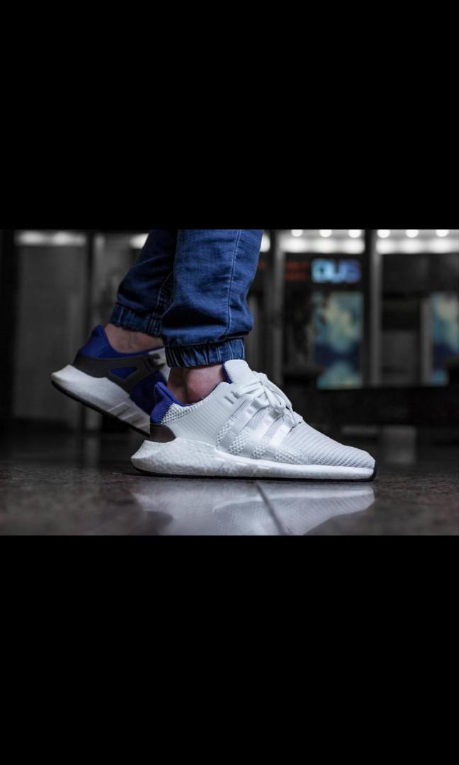 ADIDAS EQT 93 17 ROYAL BLUE US10 Men s Fashion Footwear Sneakers on Carousell