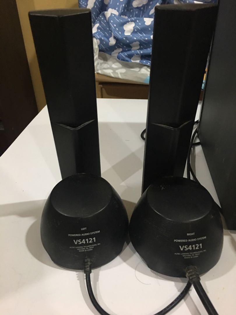 Altec Lansing VS4121 Computer Speaker / Sound System, Audio, Soundbars