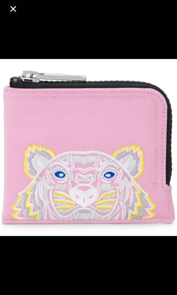 kenzo tiger zip wallet