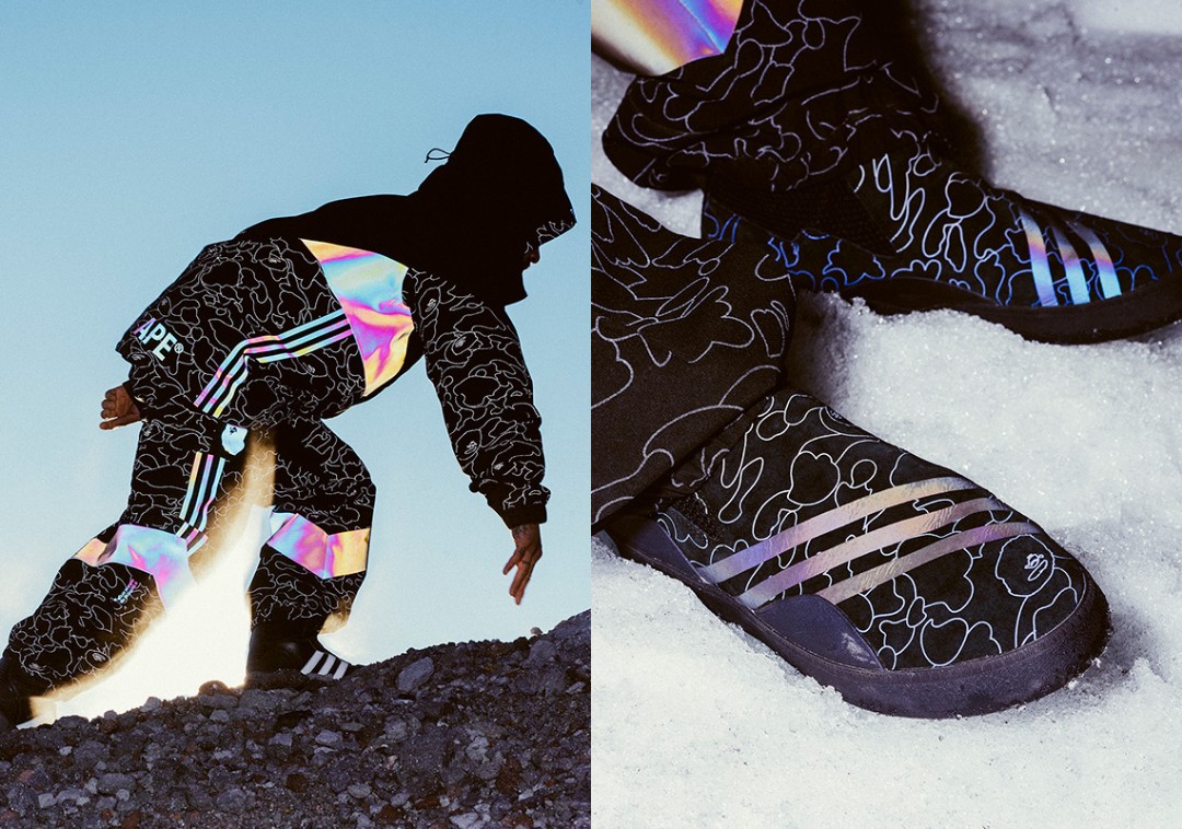 bape adidas snow jacket