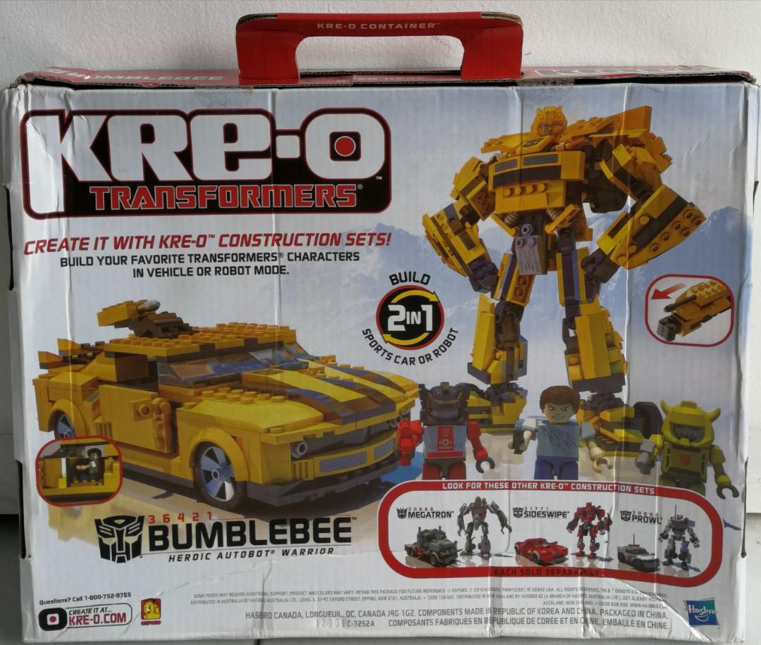 Brand New Bumblebee Kre O Transformers Create It Toys Games Bricks Figurines On Carousell - kreo bumblebee roblox