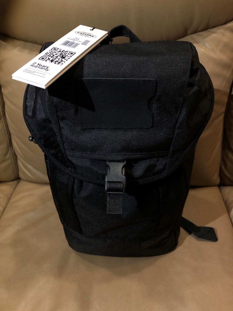 Brand new Eastpak Fluster Black backpack, Men's Fashion, Bags, Backpacks on Carousell