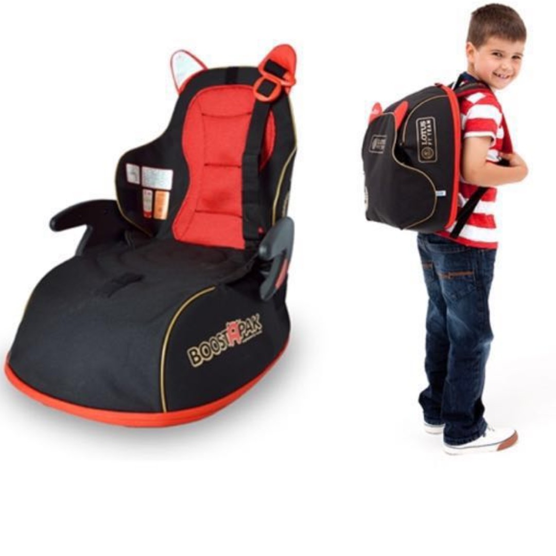 BRAND New Limited Edition F1 Lotus Trunki Boostapak Travel Backpack Booster Seat [way better than Mi-Fold/ Graco] Must have for upgrade from car seats! Org Retail at Babies & Kids, Infant