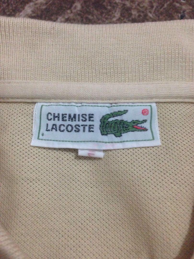 Clearance chemise lacoste tag 2025