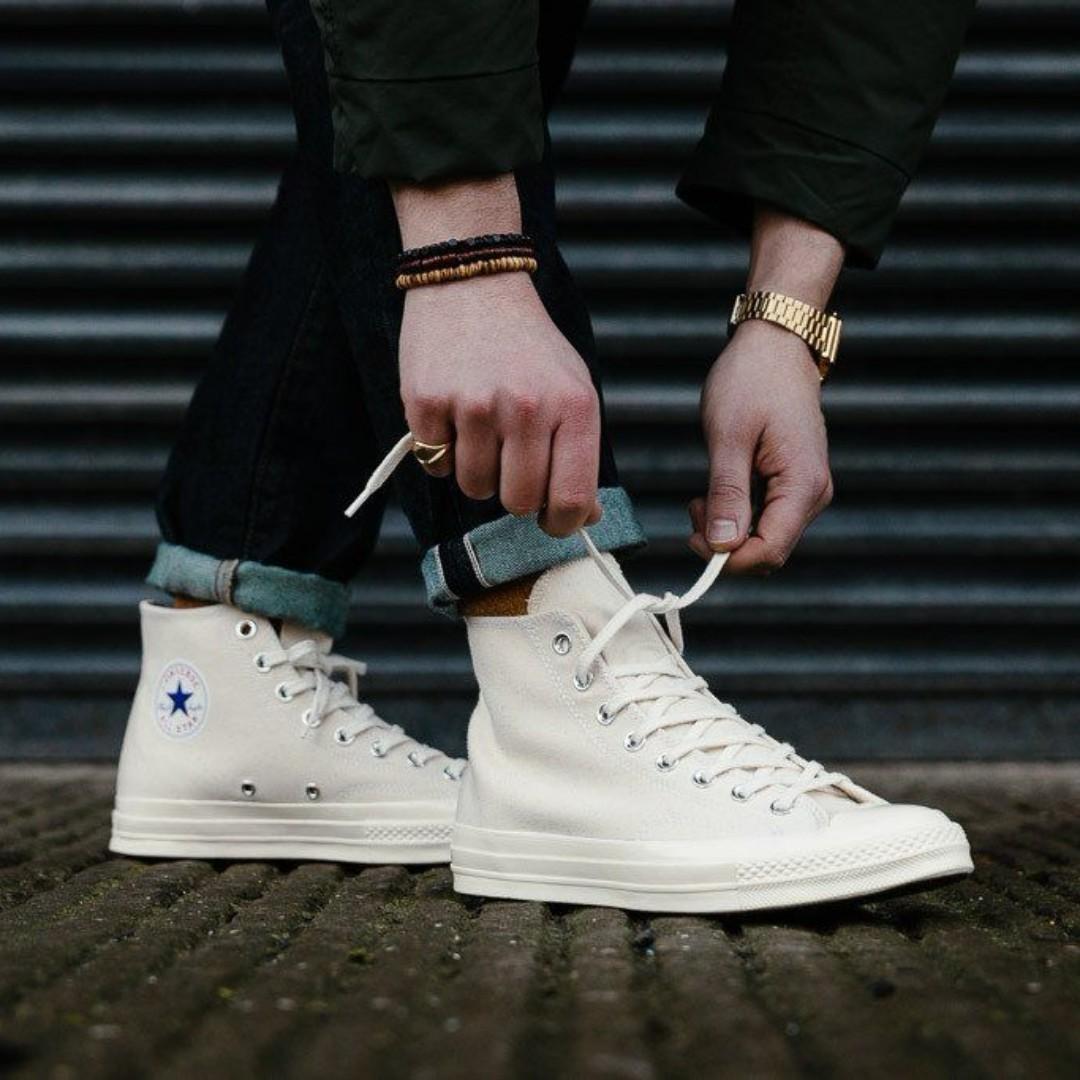 Converse all star hi ecru hot sale