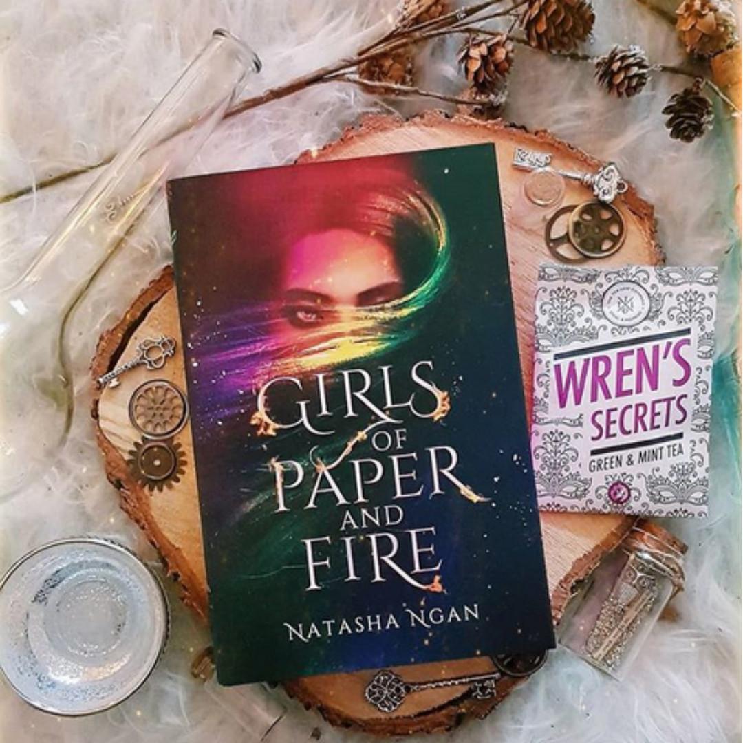 Exclusive And Signed Girls Of Paper And Fire By Natasha Ngan Fairyloot Exclusive Books Stationery Fiction On Carousell