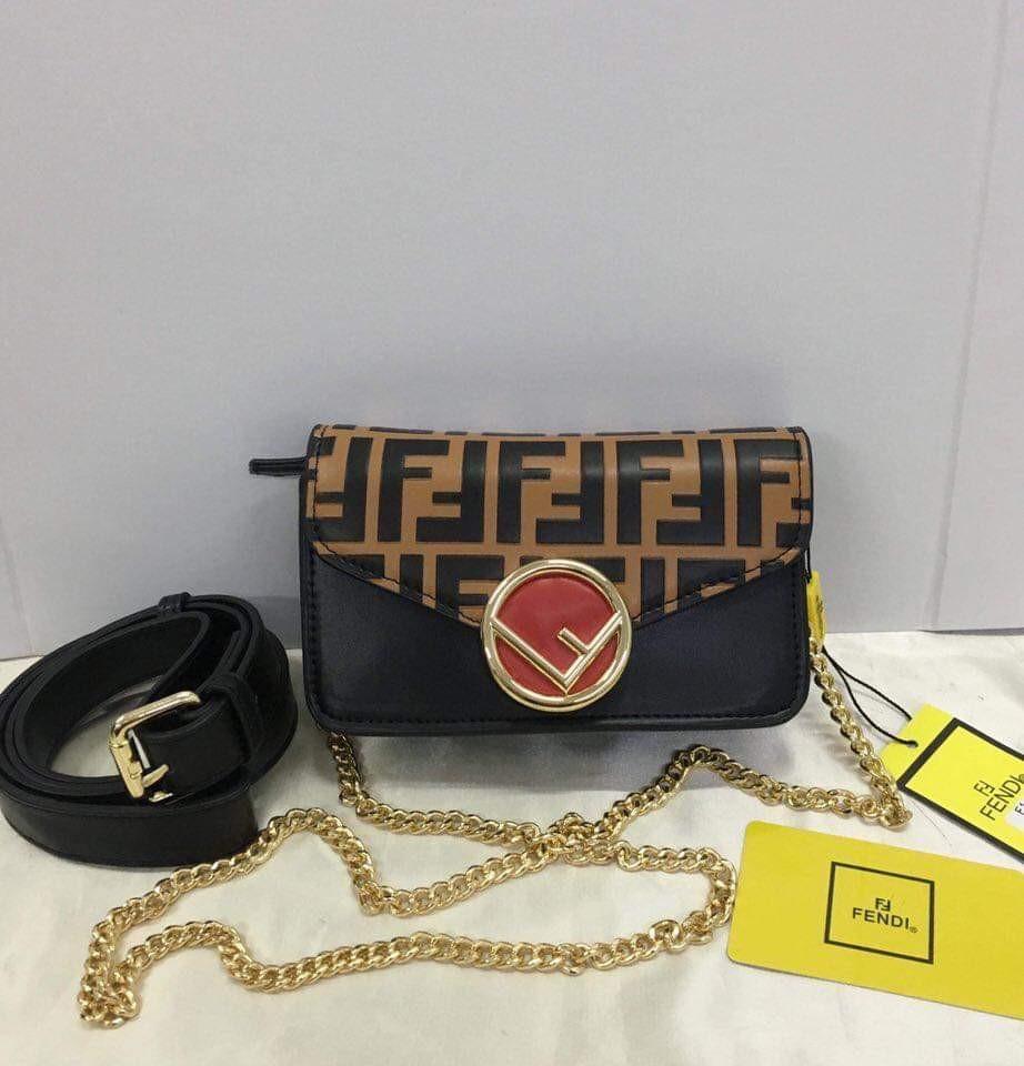 fendi ff logo belt bag