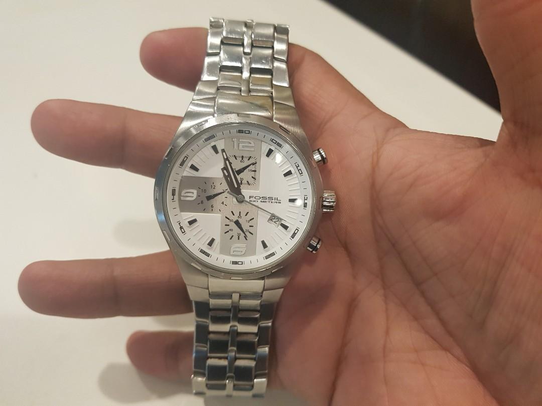 Fossil Men Blue Watch CH2489 Chronograph Original
