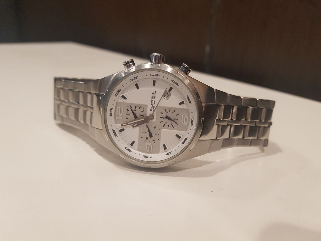 Fossil Men Blue Watch CH2489 Chronograph Original Men s Fashion Watches Accessories Watches on Carousell
