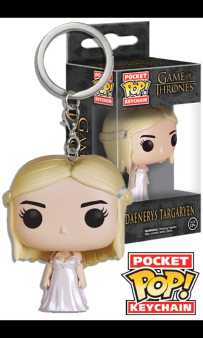 FUNKO POP KEYCHAIN Daenerys Targaryen GAME OF THRONES Hobbies