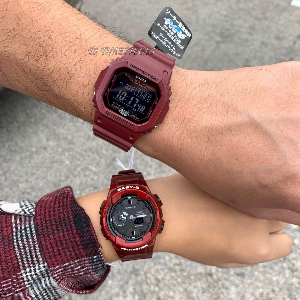 baby g shock maroon