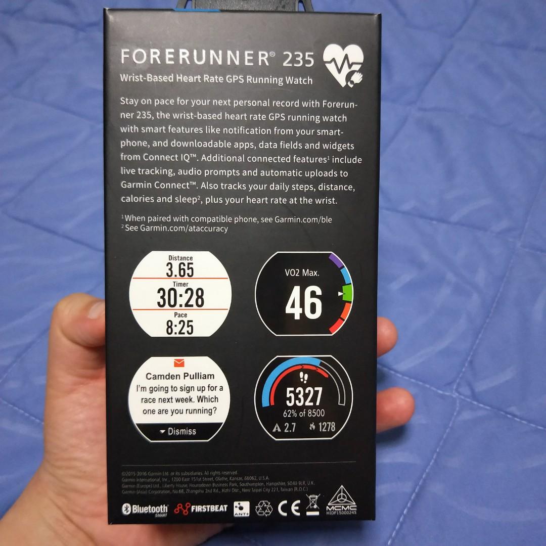 Garmin Forerunner 235 Aerobic 135 Mobile Phones Gadgets