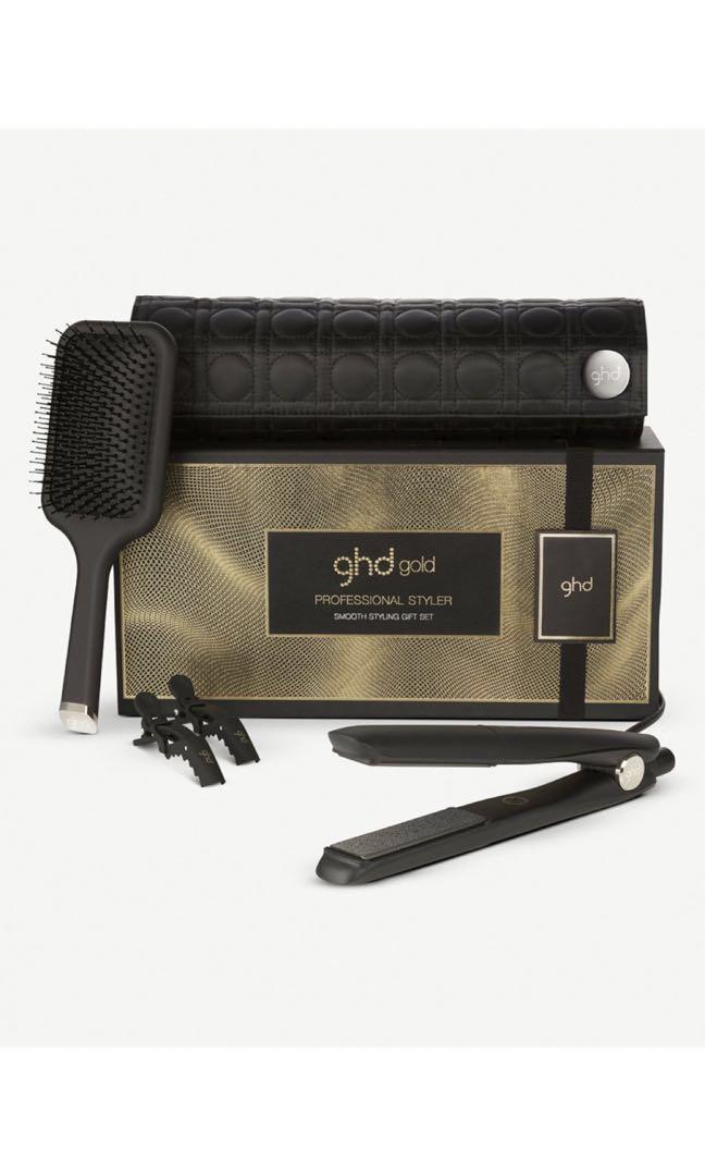 Ghd smooth styling gold styler gift set 2025