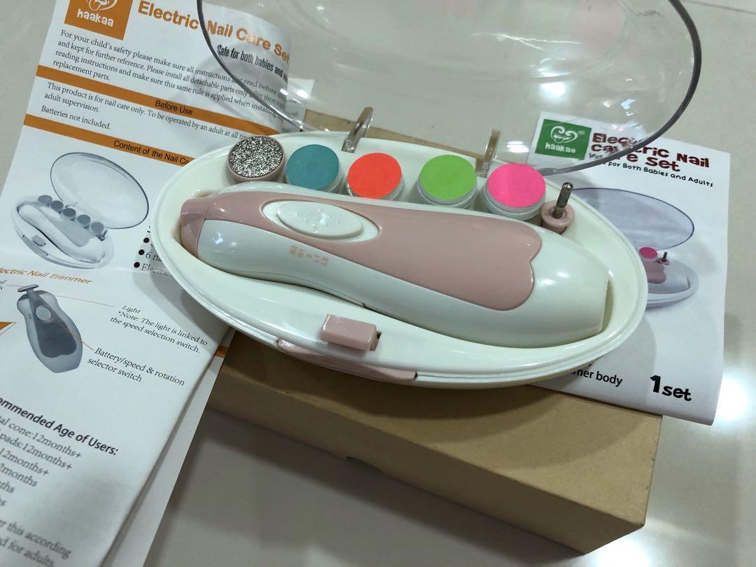 haakaa electric nail trimmer