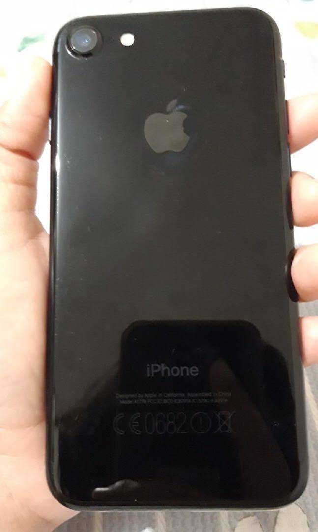 Iphone 7 Jet Black 128gb Second Telepon Seluler Tablet Iphone Iphone 7 Series Di Carousell