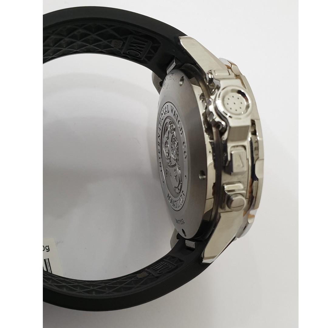 IWC AQUATIMER WATCH M:IW354703 (Category: Watches) located in Singapore. Submitted by 1stjewelleryfls (Listing ID 200797031, Image 2). Description: Product Number: FWTC000276 Brand: IWC Model: REF:IW354703 *#IWC AQUATIMER WATCH M:IW354703 S/N:3817592 AUTOMATIC MOVEMENT BLACK DIAL, CASE 46MM, STEEL MATERIAL, RUBBER STRAP, SAPPHIRE GLASS, WITH BOX & CERT (DATED OCT 2011) CONDITION : LIKE NEW IN BOX All watches purchased will be under in-house warra