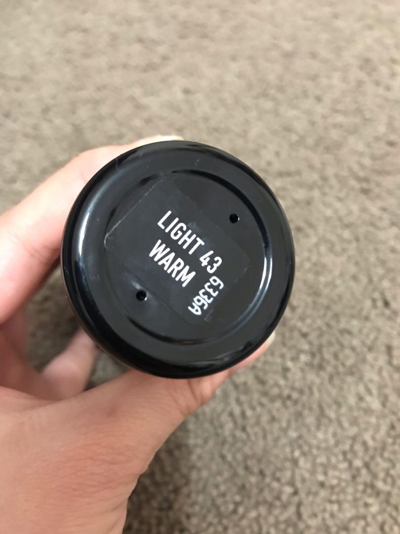 KAT VON D - Lock It Foundation / LIGHT 43 WARM (Category: Health & Beauty) located in Auckland. Submitted by cn98c (Listing ID 200764212, Image 2). Description: CLEARING STUFF OUT!!!— I hardly use this foundation anymore, as you can see it is still 60% full. Bought it from Sephora for $49 :) Really good coverage and sets to a demi-matte finish!.