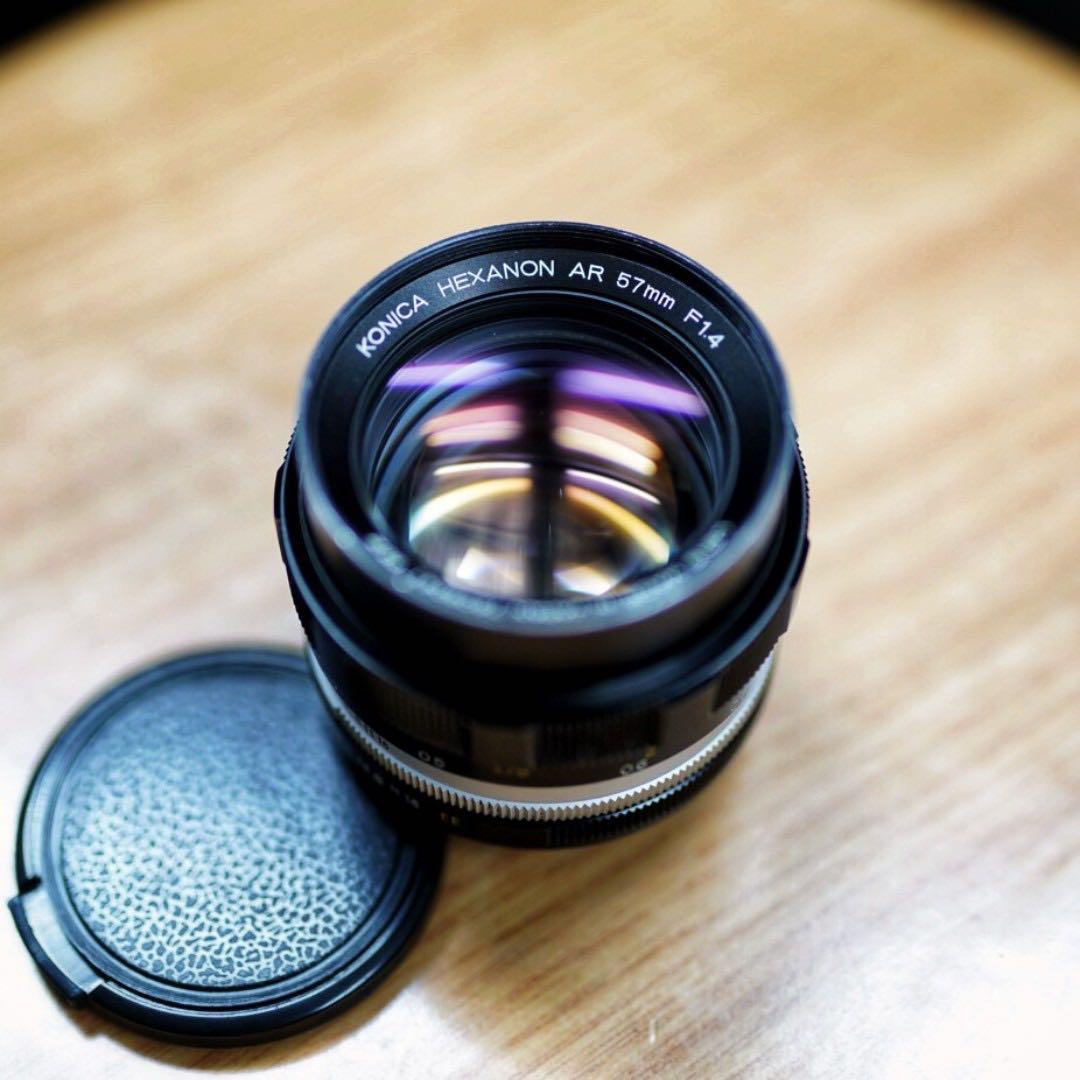 Konica Hexanon 57mm F 1 4 Ar Mount Photography Lenses On Carousell