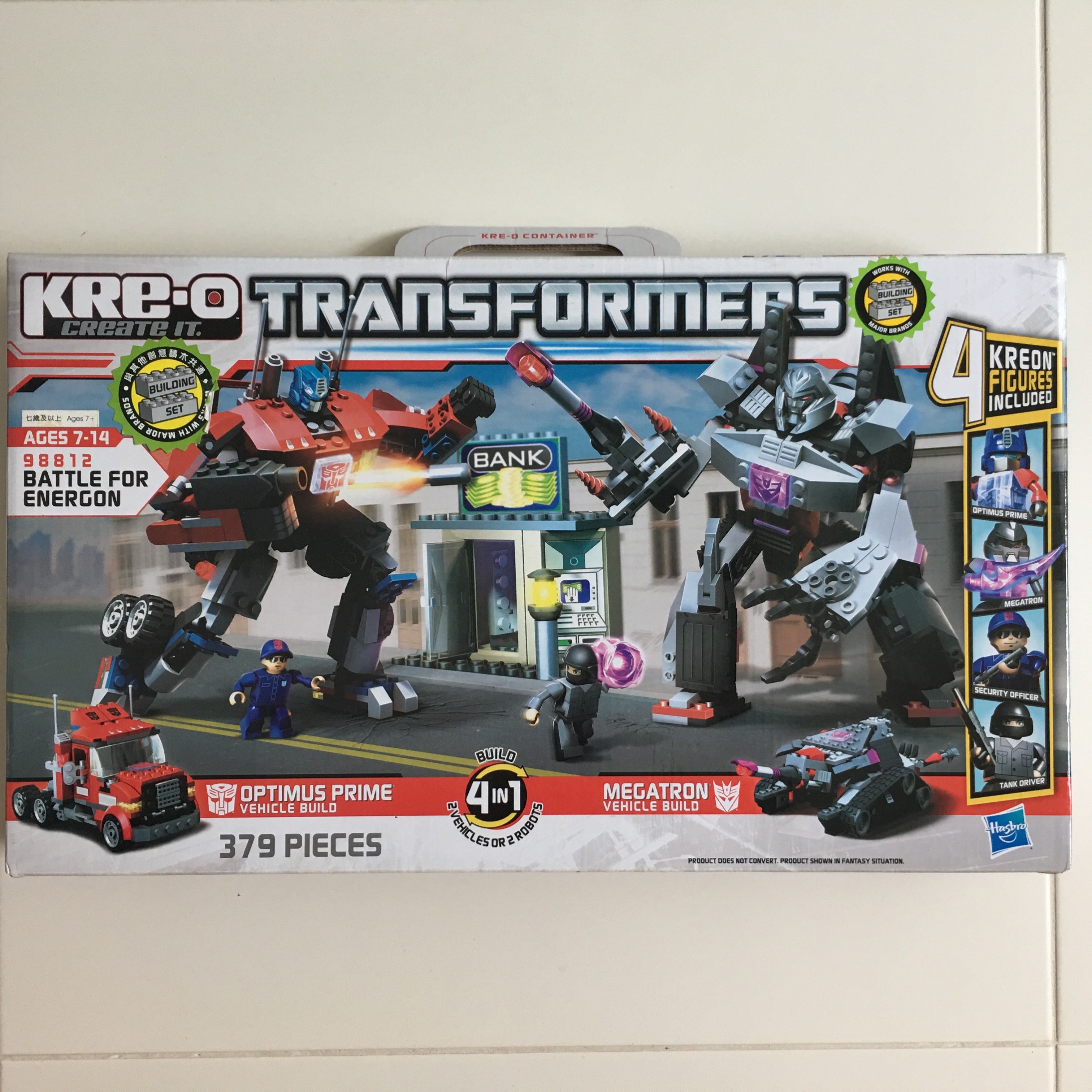 Kreo Transformers Battle for Energon Optimus Prime vs Megatron