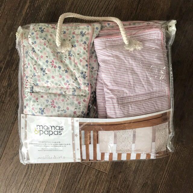 Mamas and papas cot hot sale bar bumpers
