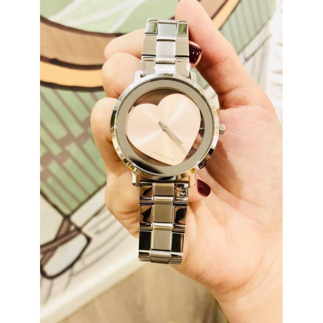 michael kors watch with heart