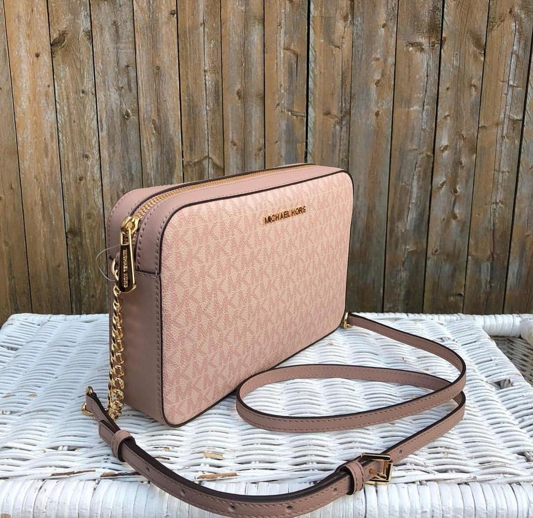 Michael kors jet set crossbody fawn store