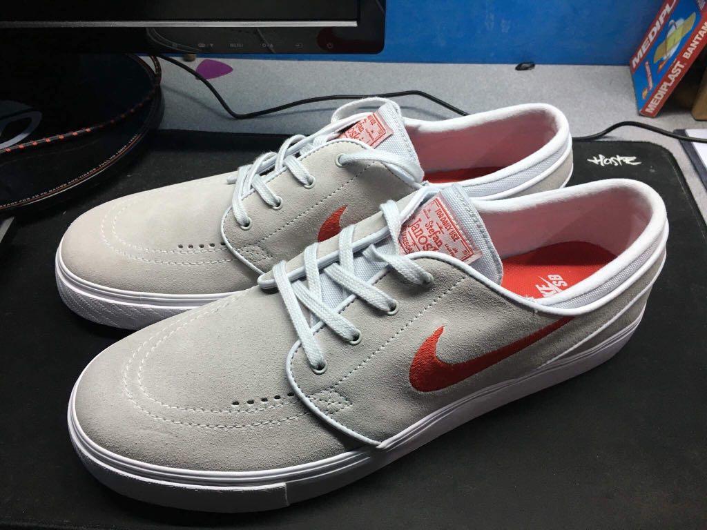 Janoski store platinum red