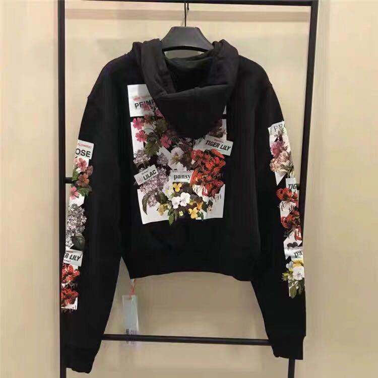 off white flower shop hoodie
