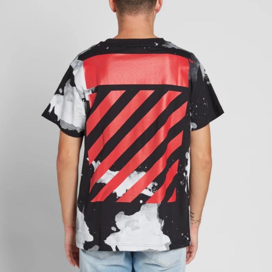 Off white liquid spots tee sale