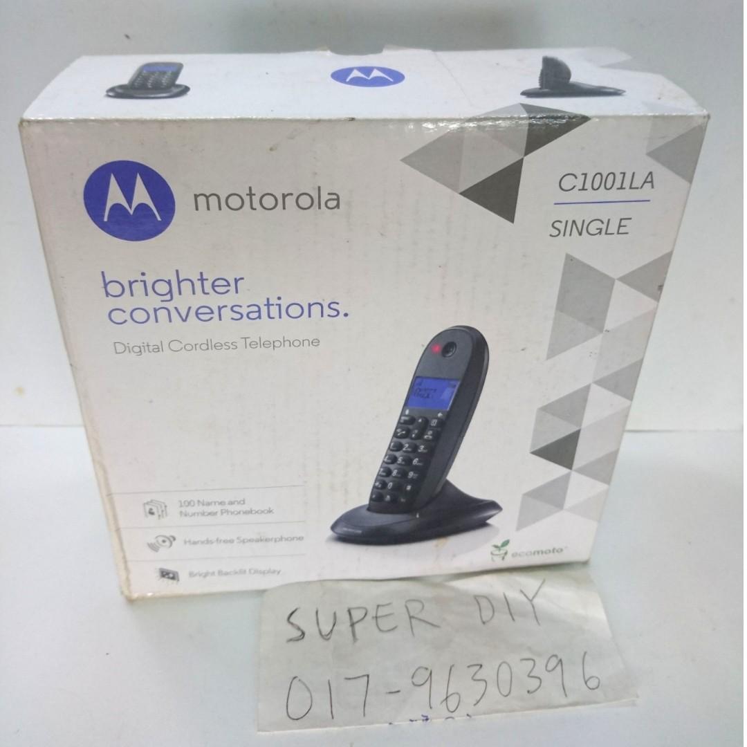 Original MOTOROLA C1001LA Cordless digital Phone, Health & Nutrition