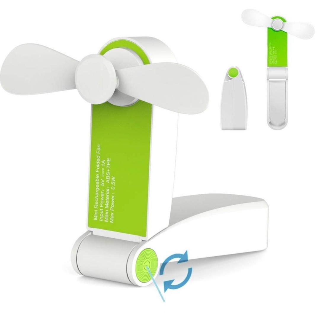 P10jhua Handheld Mini Fan Portable Folding Pocket Fan Usb