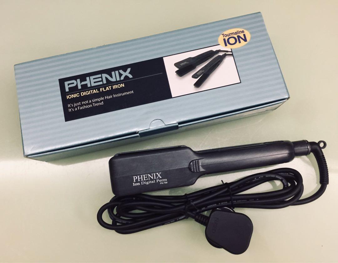 Phenix Ion Digital Flat Iron Health Beauty Hair Bath Body