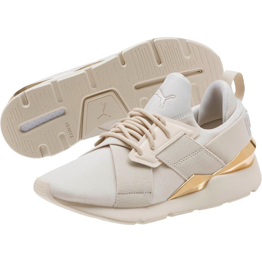 puma muse metal womens white