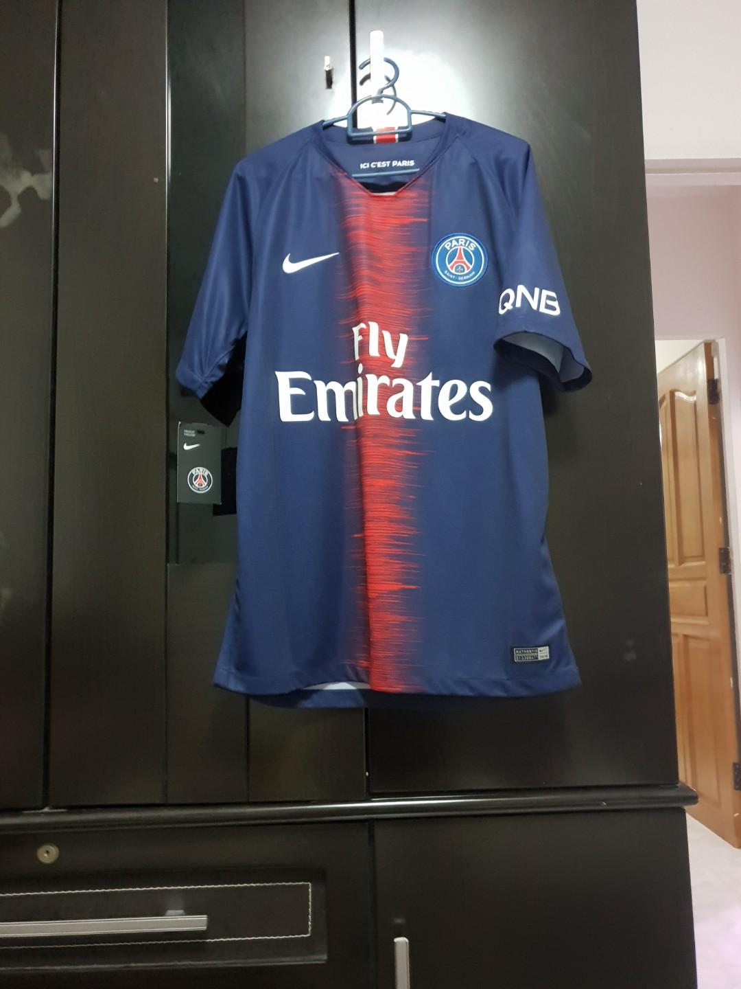Psg Home Jersey 2018 19 Sports Sports Apparel On Carousell