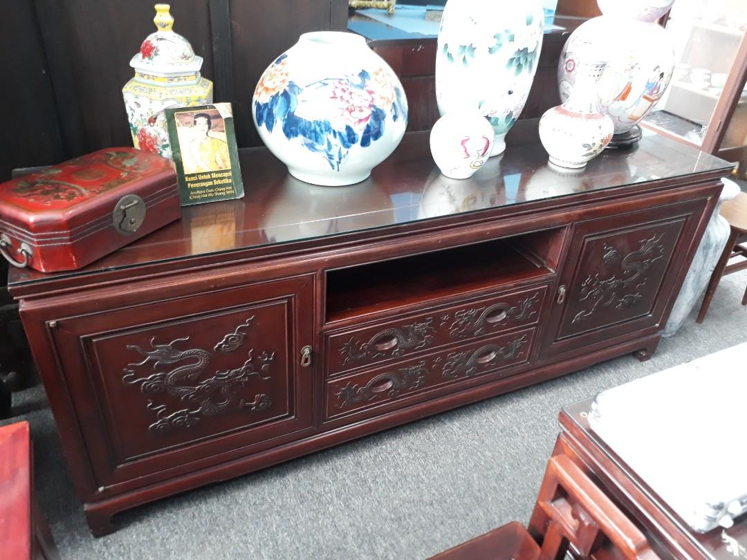 Rosewood tv outlet cabinet