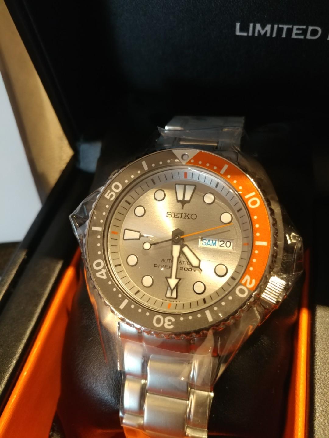 Seiko Dawn Grey Turtle Limited Edition Prospex SRPD01 SRPD01K1