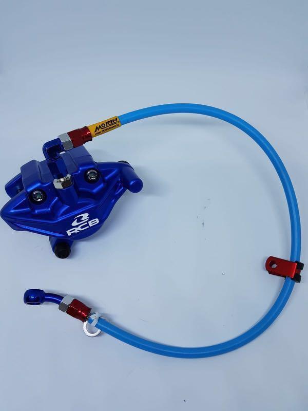 SNIPER 150 REAR BRAKE HOSE BLUE, Motorcycles, Motorcycle Accessories on