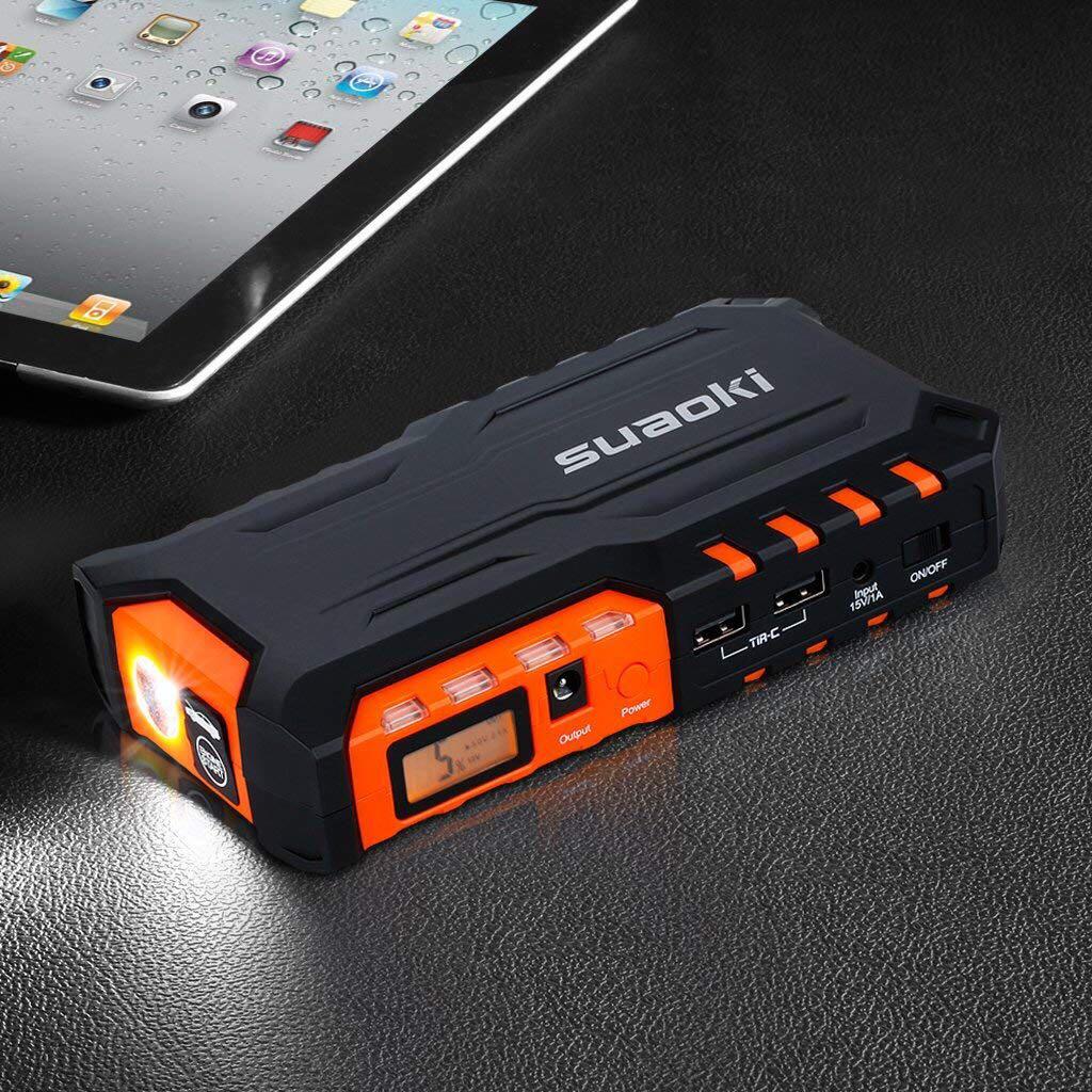 SUAOKI G7 PLUS 600A Peak Portable Car Jump Starter/Jumper Pack 18000mAh