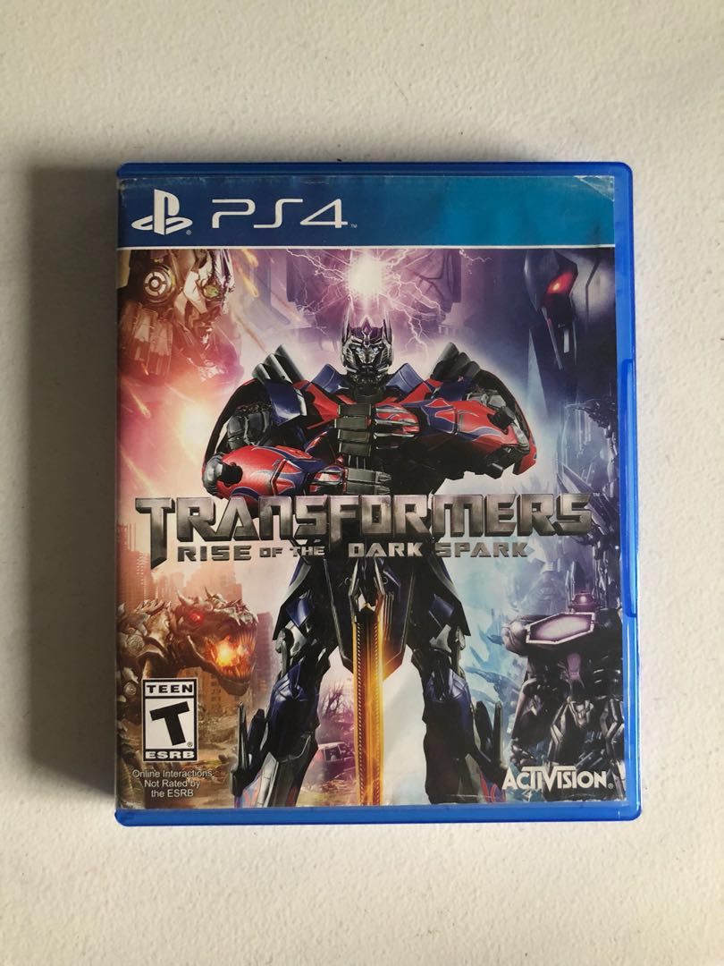 Transformers Rise Of The Dark Spark PS4, Video Gaming, Video Games ...
