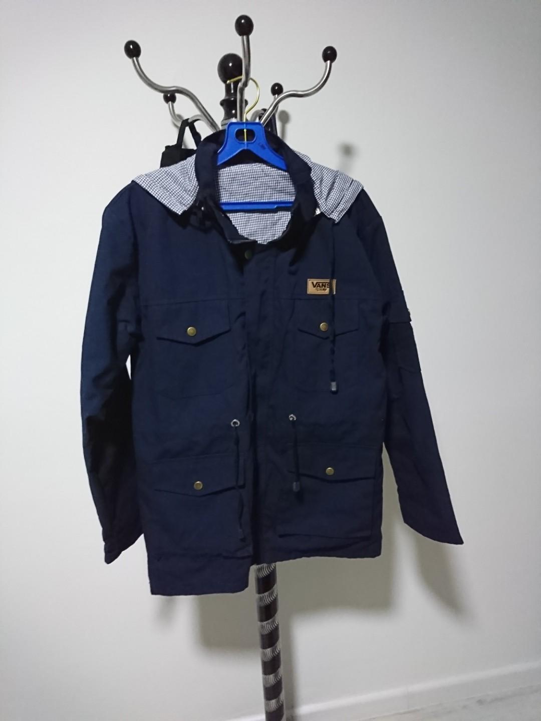 Vans navy blue jacket Clearance
