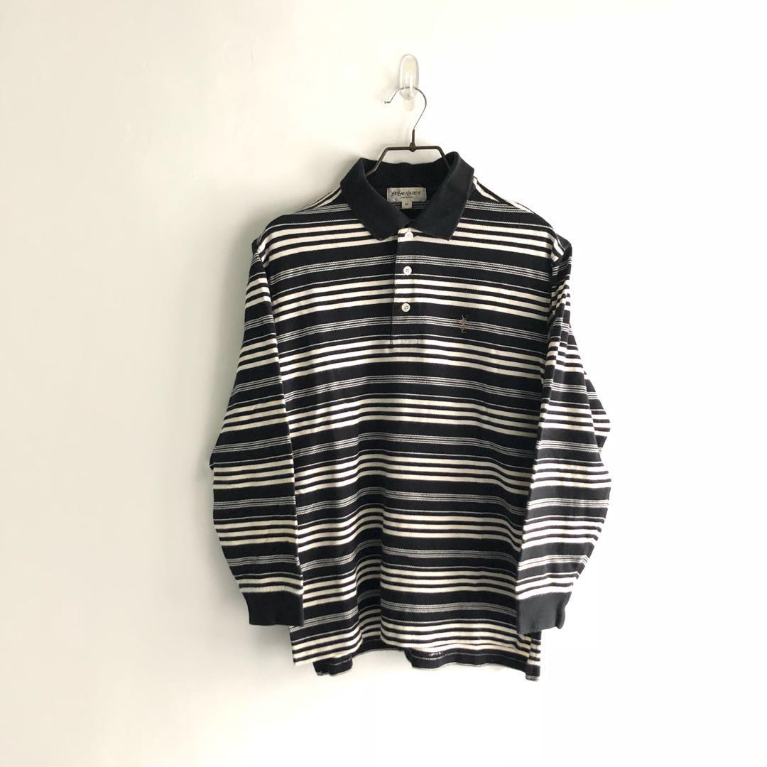 ysl long sleeve polo