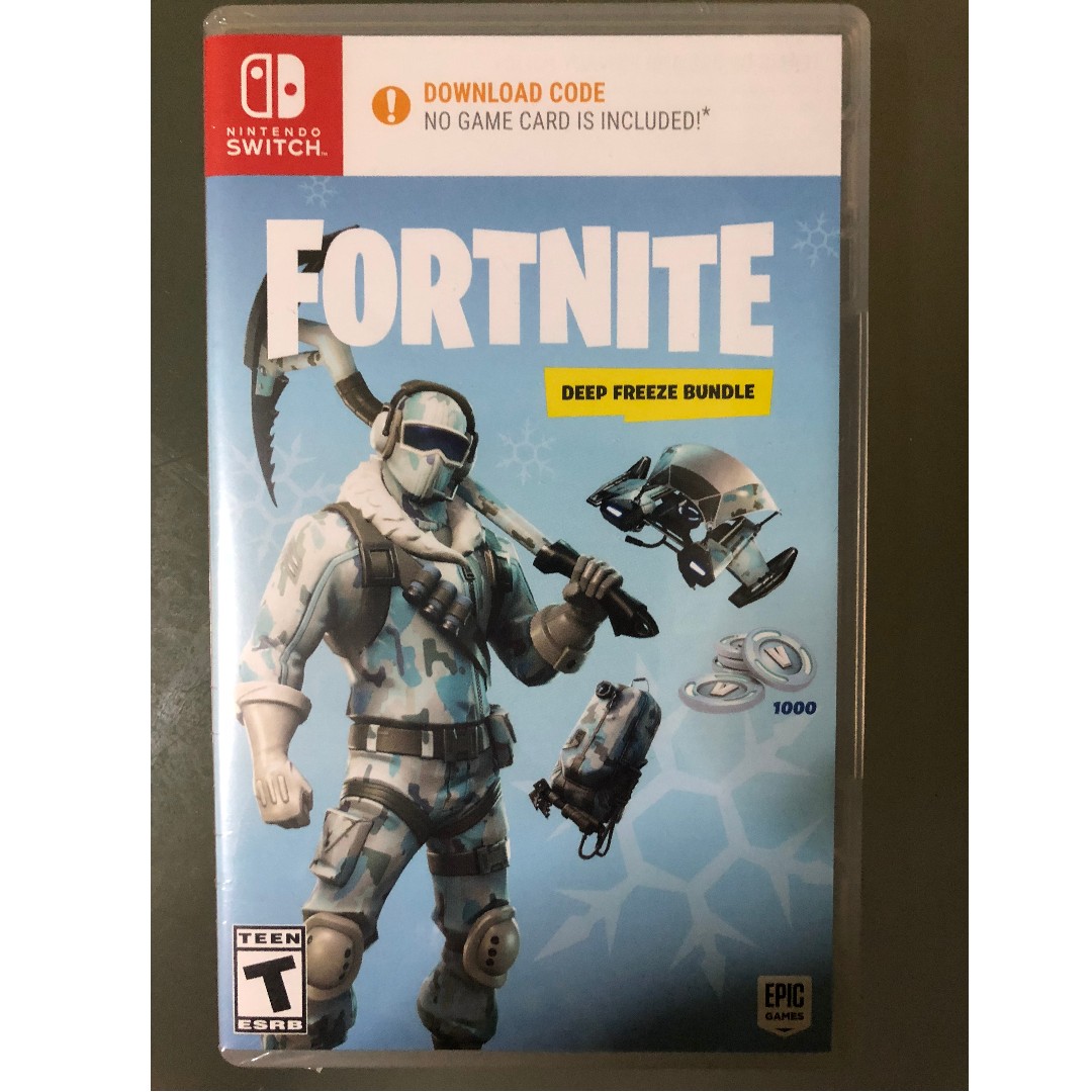 Fortnite deep freeze bundle switch code clearance