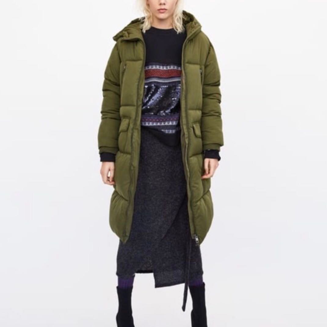 puffer jacket trf