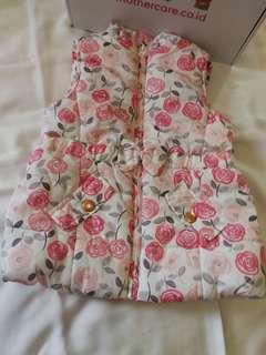 Winter vest jacket mothercare tebal bisa untuk musim hujan