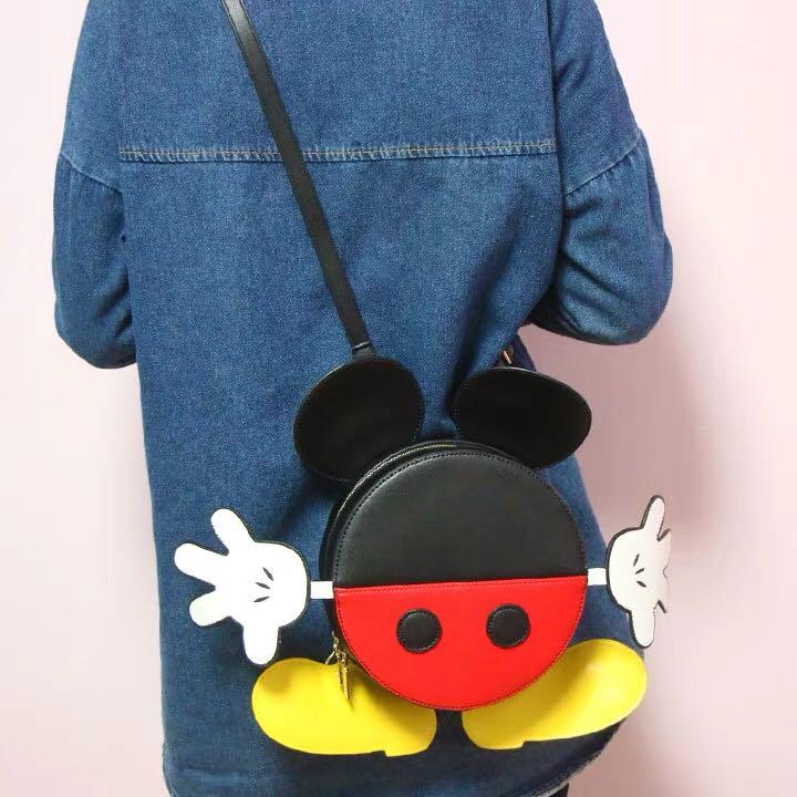 mickey mouse sling backpack