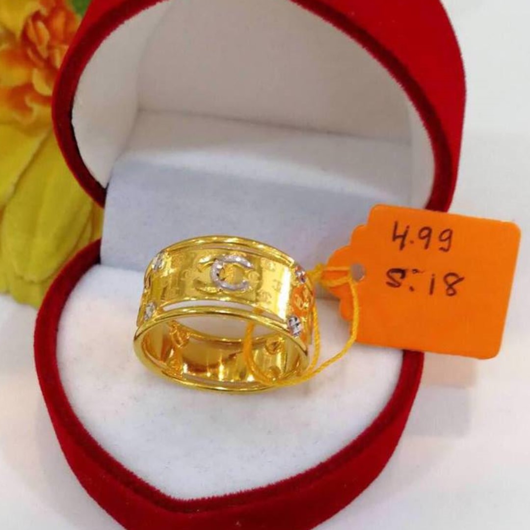 916 Gold Ring Women S Fashion Jewellery Rings On Carousell