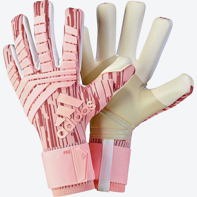 pink adidas goalkeeper gloves